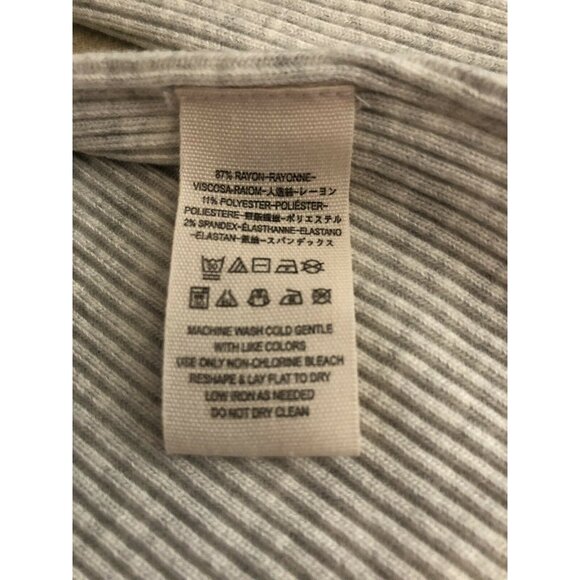 We The Free Women’s Gray Petite Small Long Sleeve Open Sided Sweatshirt - Picture 6 of 6